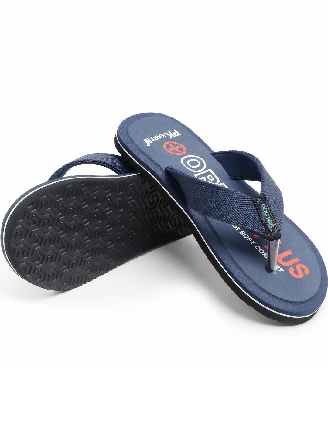 PKKART Men Blue EVA Thong Flip-Flops