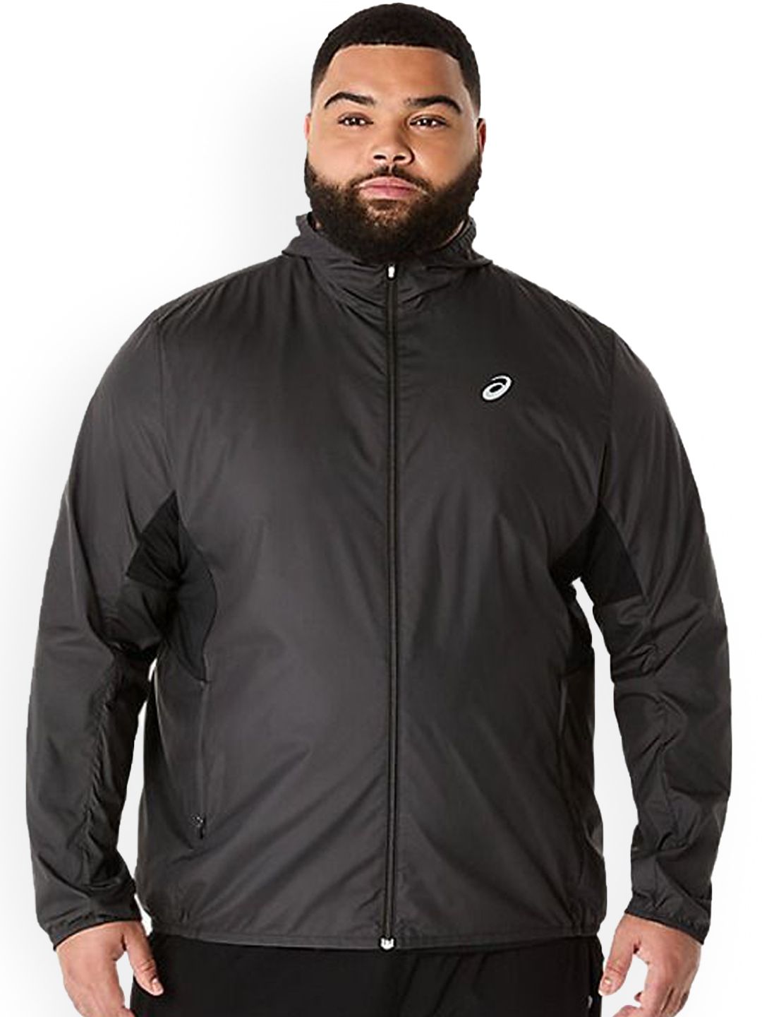 Buy ASICS SILVER Men Hooded Sports Jacket - Jackets for Men