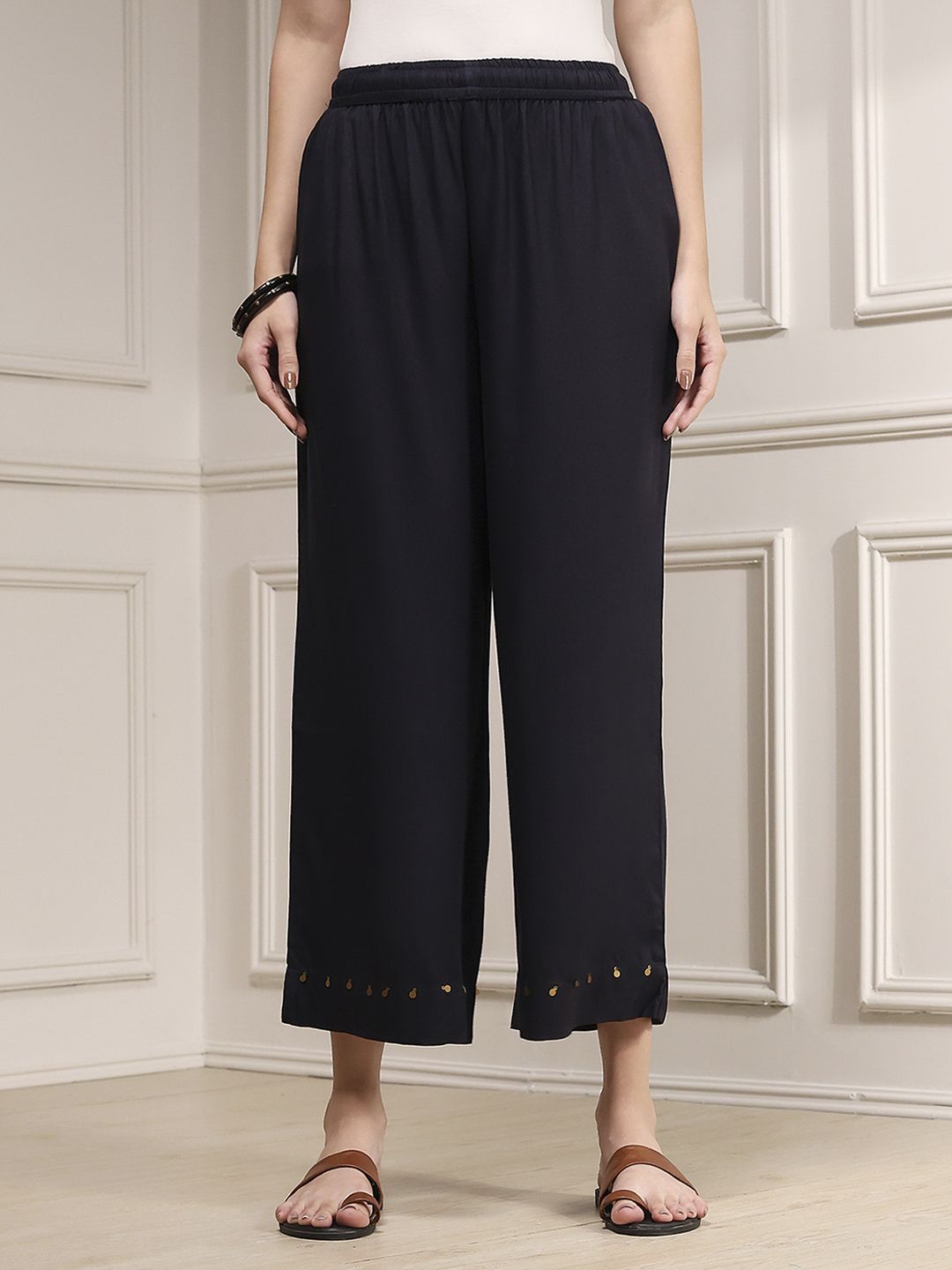 Biba Women Knitted Palazzos