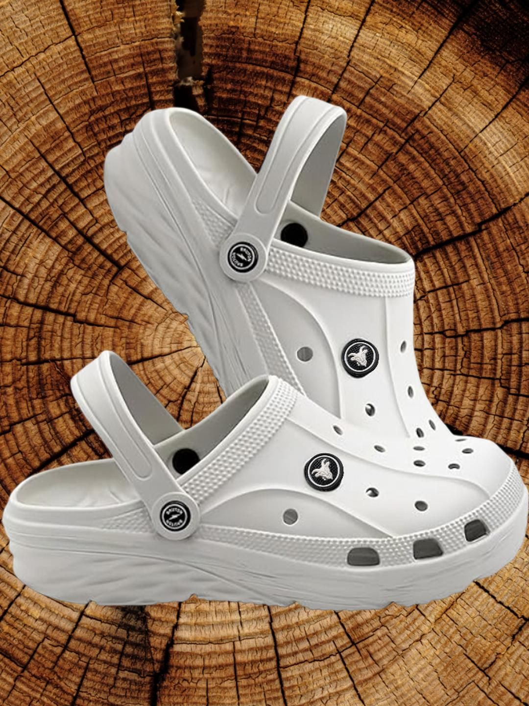 LIFA TRADERS Men Grey EVA Clogs