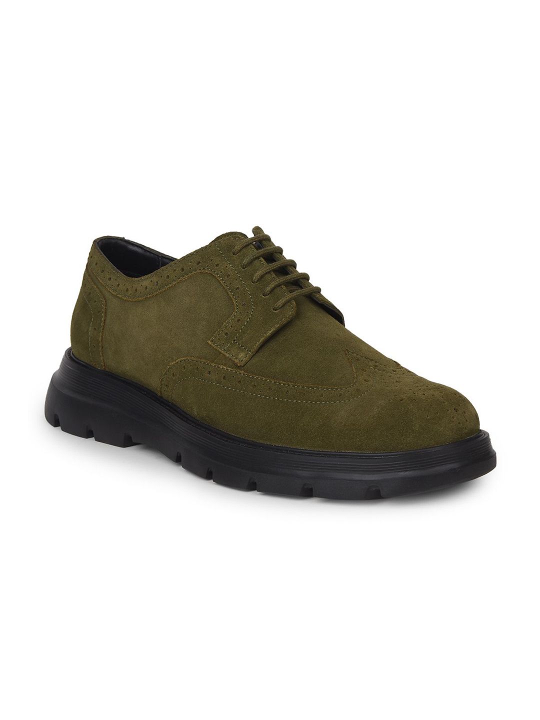 Bata Men Leather Lace-Up Sneakers