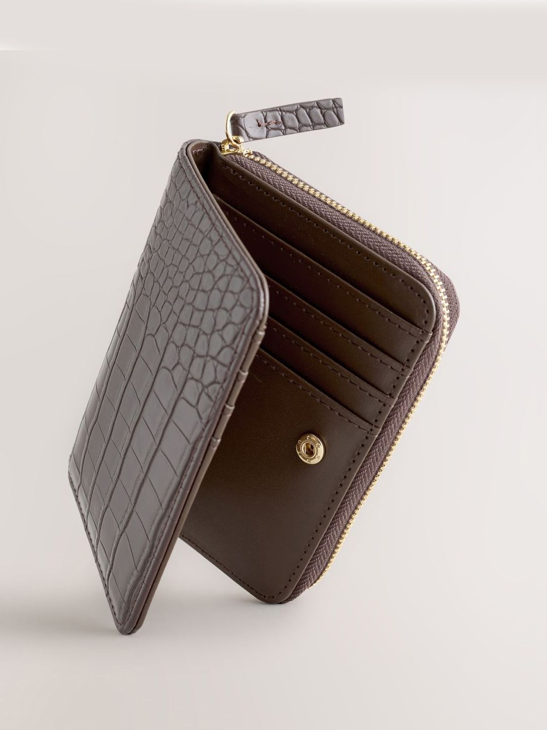 Buy NEXT Women Croc Textured Two Fold Wallet - Wallets for Women