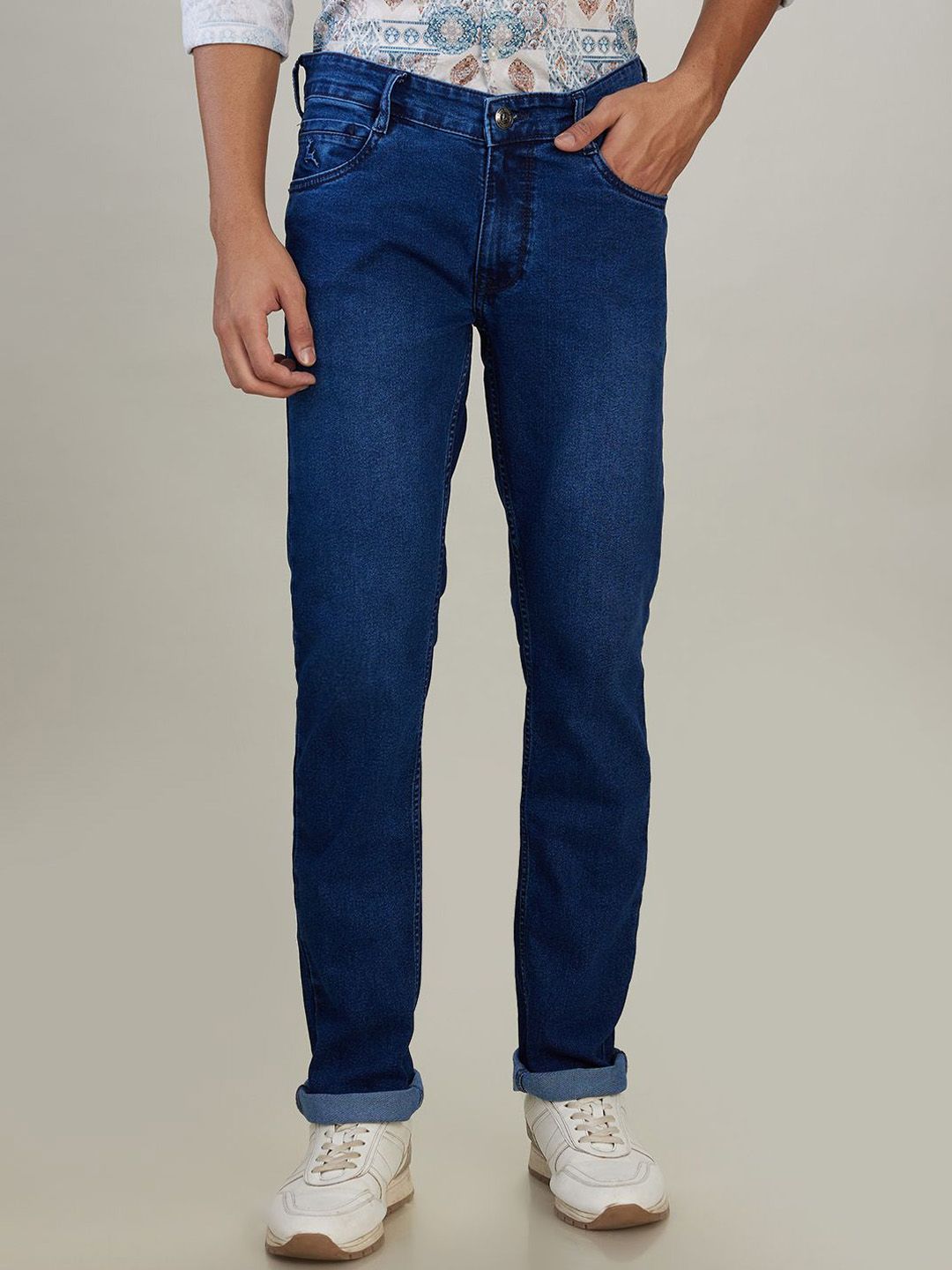 Parx Men Tapered Fit Low-Rise Jeans