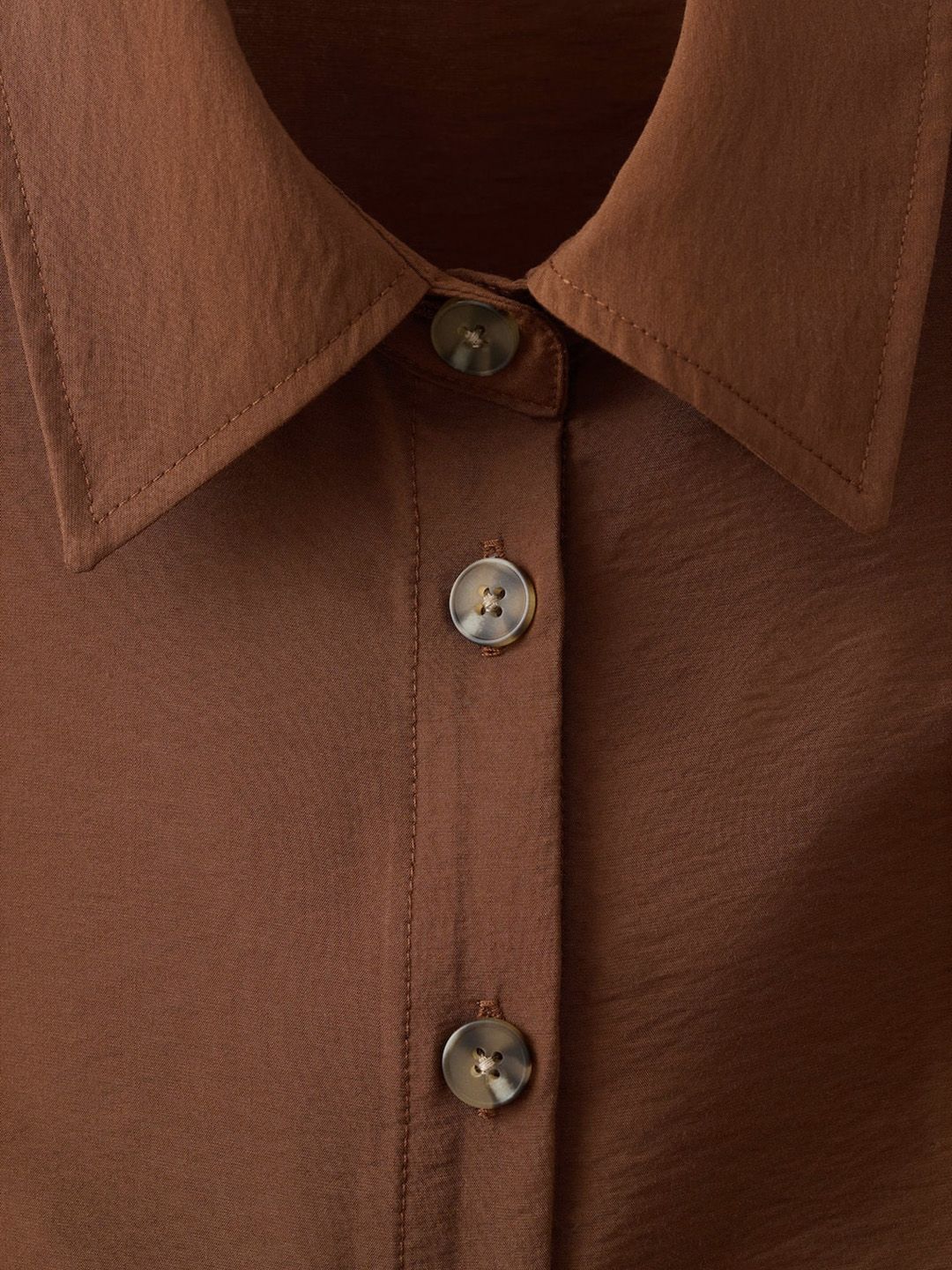Belted Shirt Midi Dress