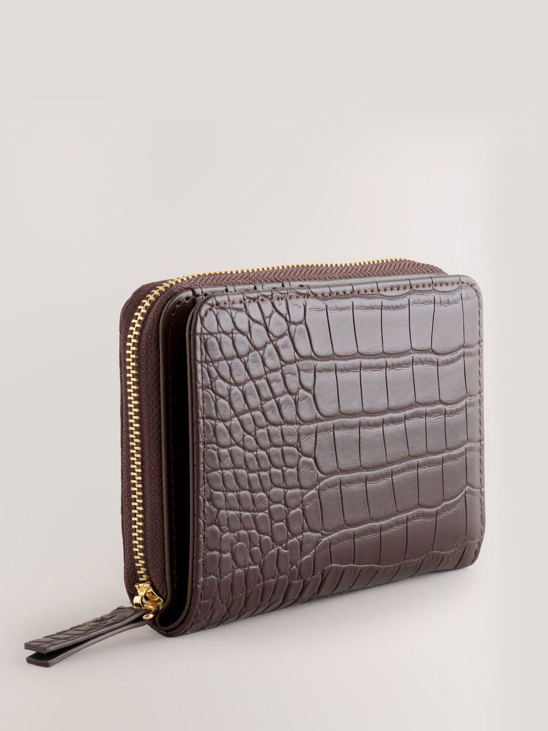 Buy NEXT Women Croc Textured Two Fold Wallet - Wallets for Women