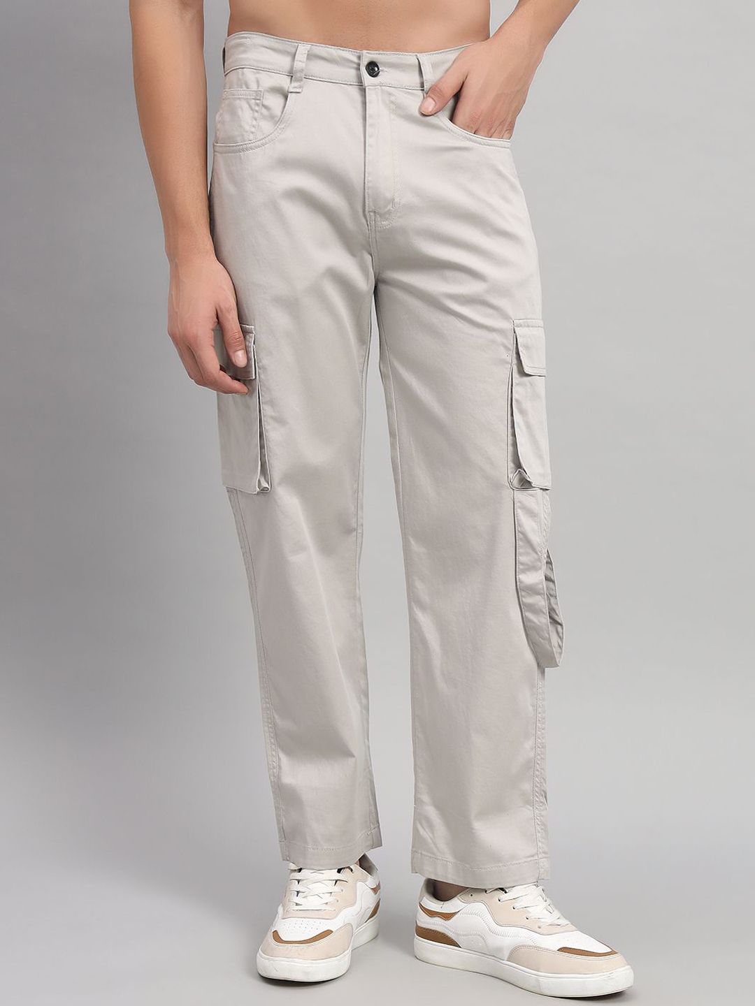 STEPLE DENIMS Men Relaxed Fit High-Rise Slash Knee Stretchable Jeans