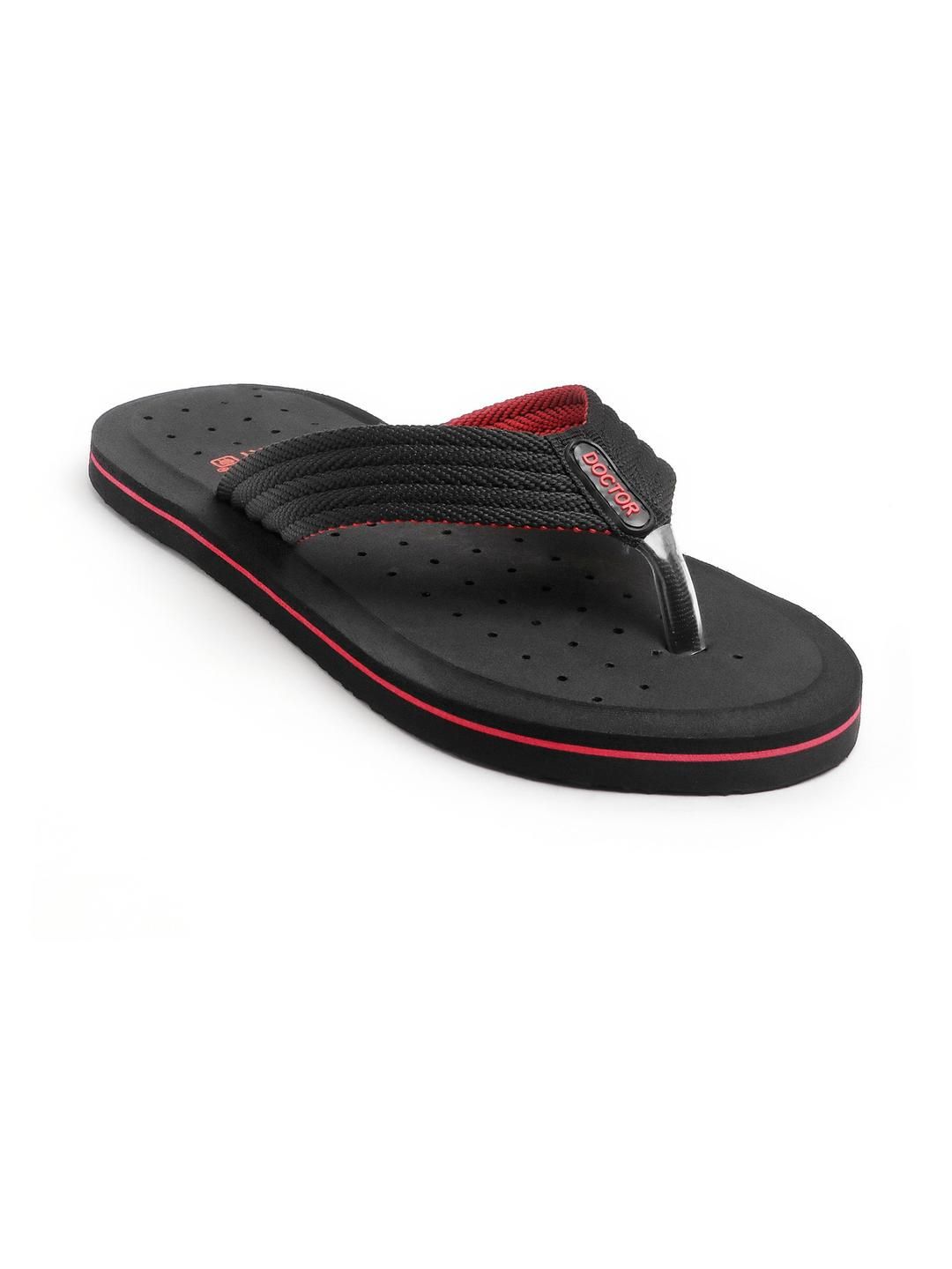 PKKART Men Black EVA Thong Flip-Flops