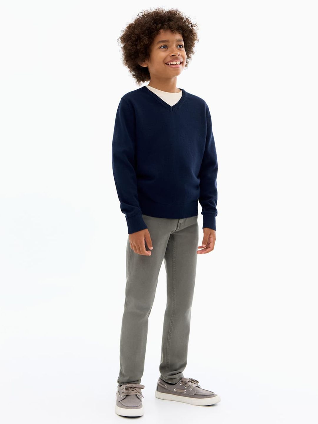 Mango Kids Boys Solid Trousers