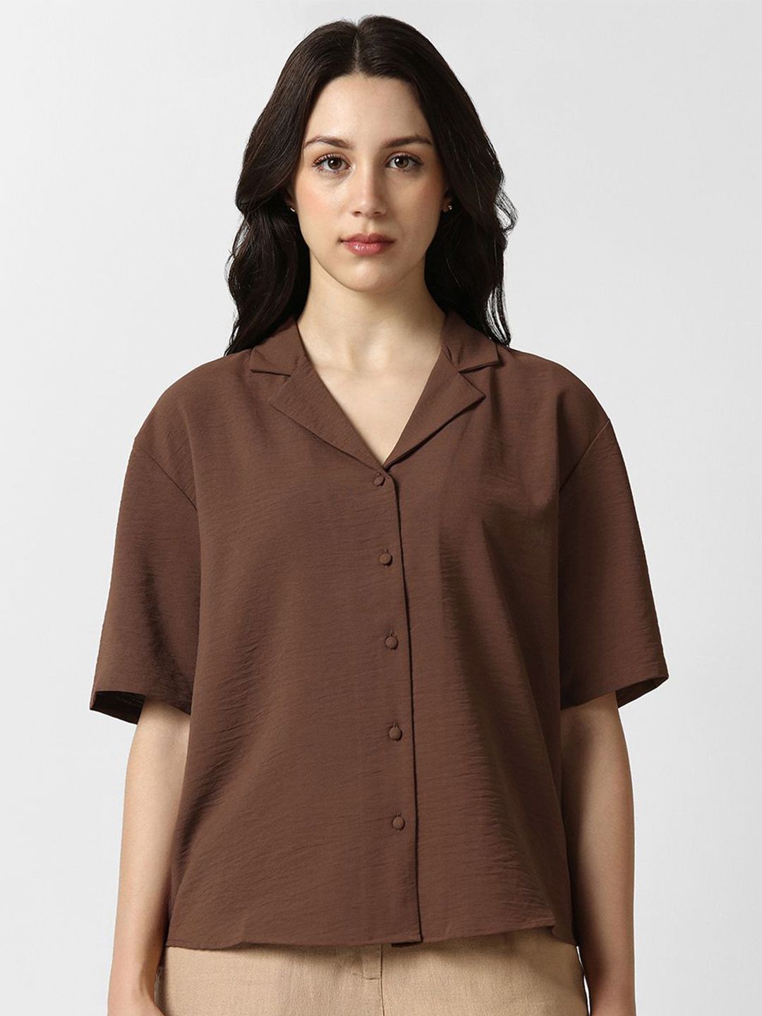 Van Heusen Woman Van Heusen Woman Spread Collar Opaque Shirt