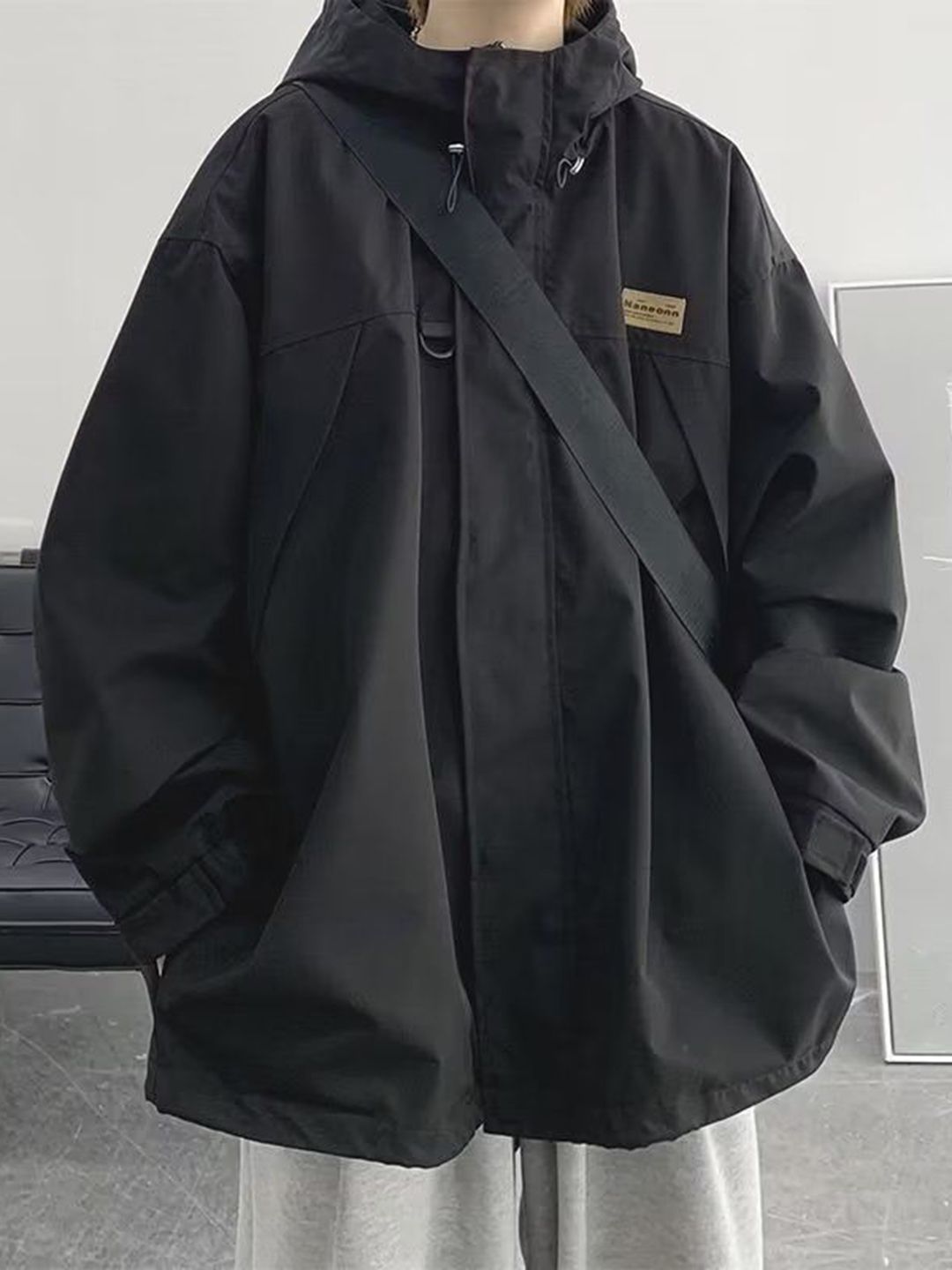 StyleCast x Revolte Men Hooded Collar Tailored Jacket