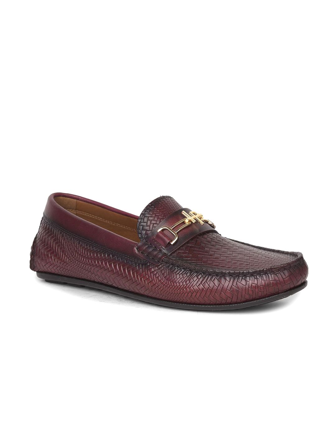 Hush Puppies Men Slip-On Leather Casual Horsebit Loafers