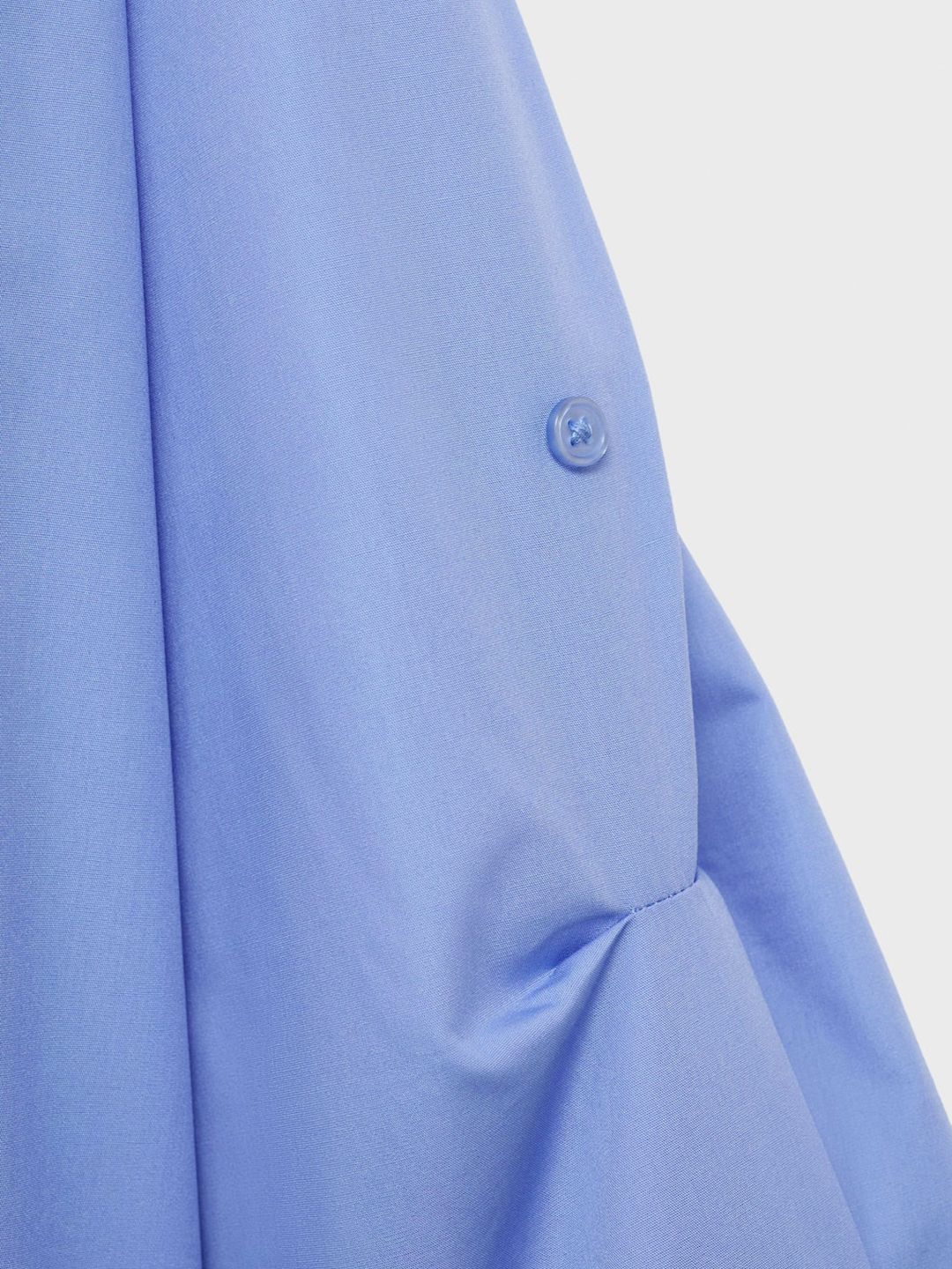 Drop-Shoulder Sleeves Oversized Casual Crop Shirt