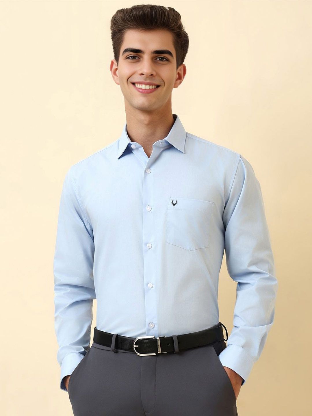 Allen Solly Spread Collar Slim Fit Formal Shirt