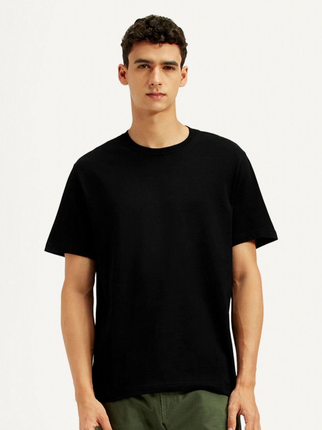 Cotton Slim Fit T-shirt Levis Round Neck Short Sleeves Pure Cotton Regular Fit T-shirt