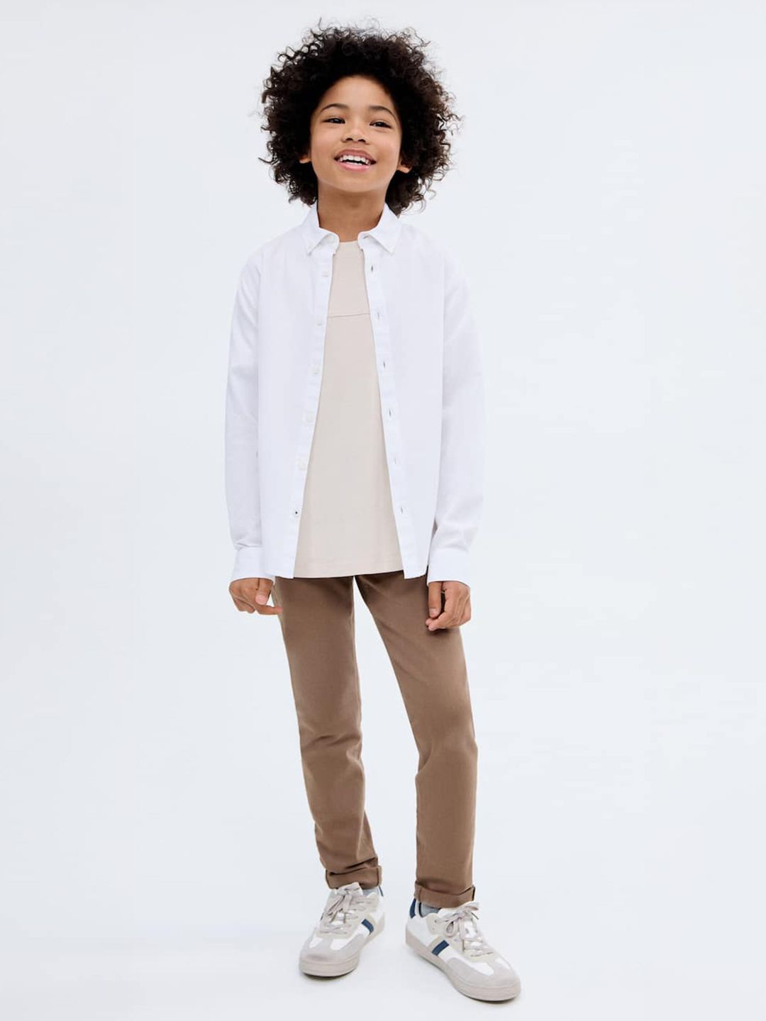 Mango Kids Boys Solid Trousers