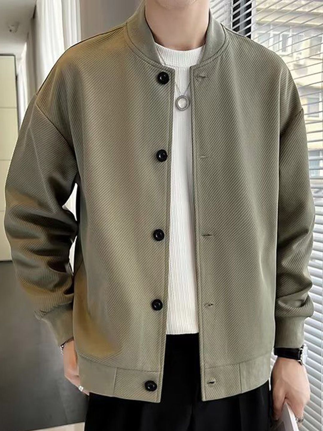 StyleCast Men Open Front Jacket