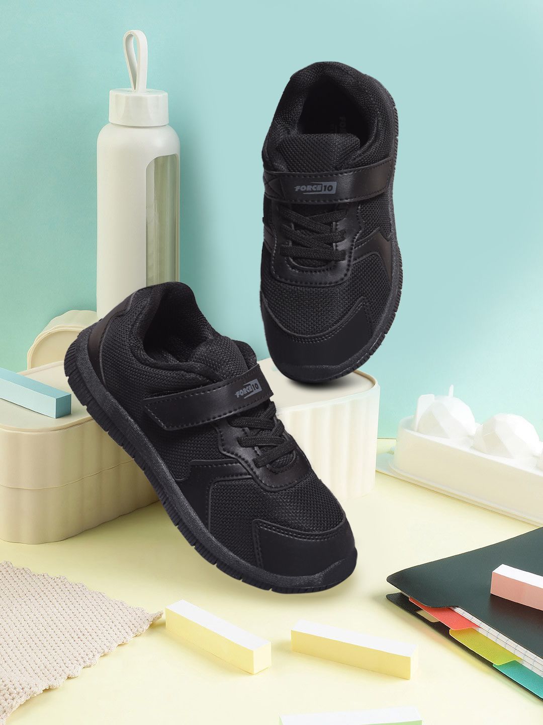 Liberty Tiger Kids Textured Sneakers With Velcro Closure
