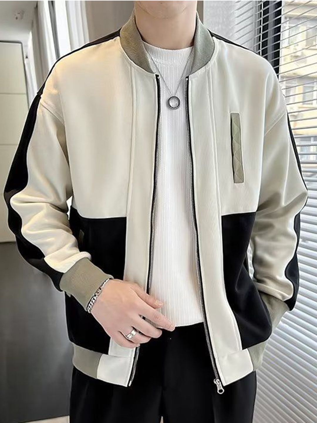 StyleCast Men Open Front Jacket