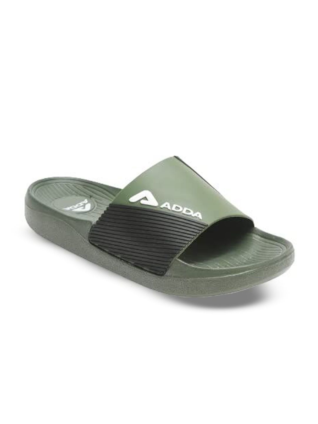 Adda Striped Sliders Flip Flops