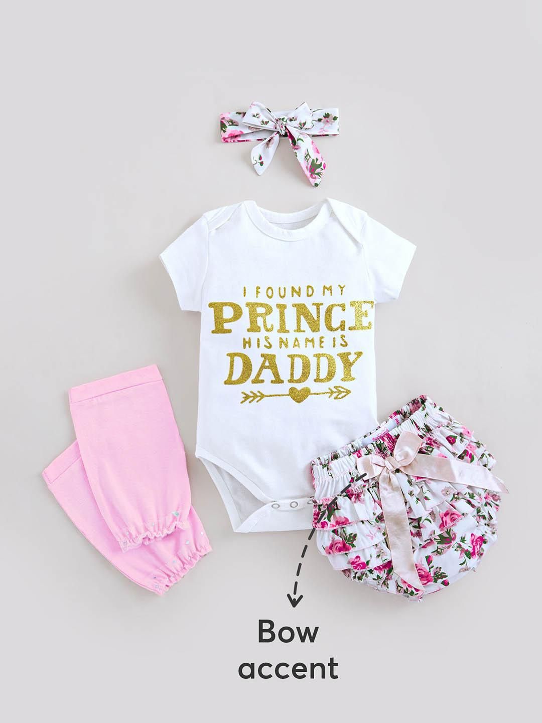 Typographic Onesie & Shorts