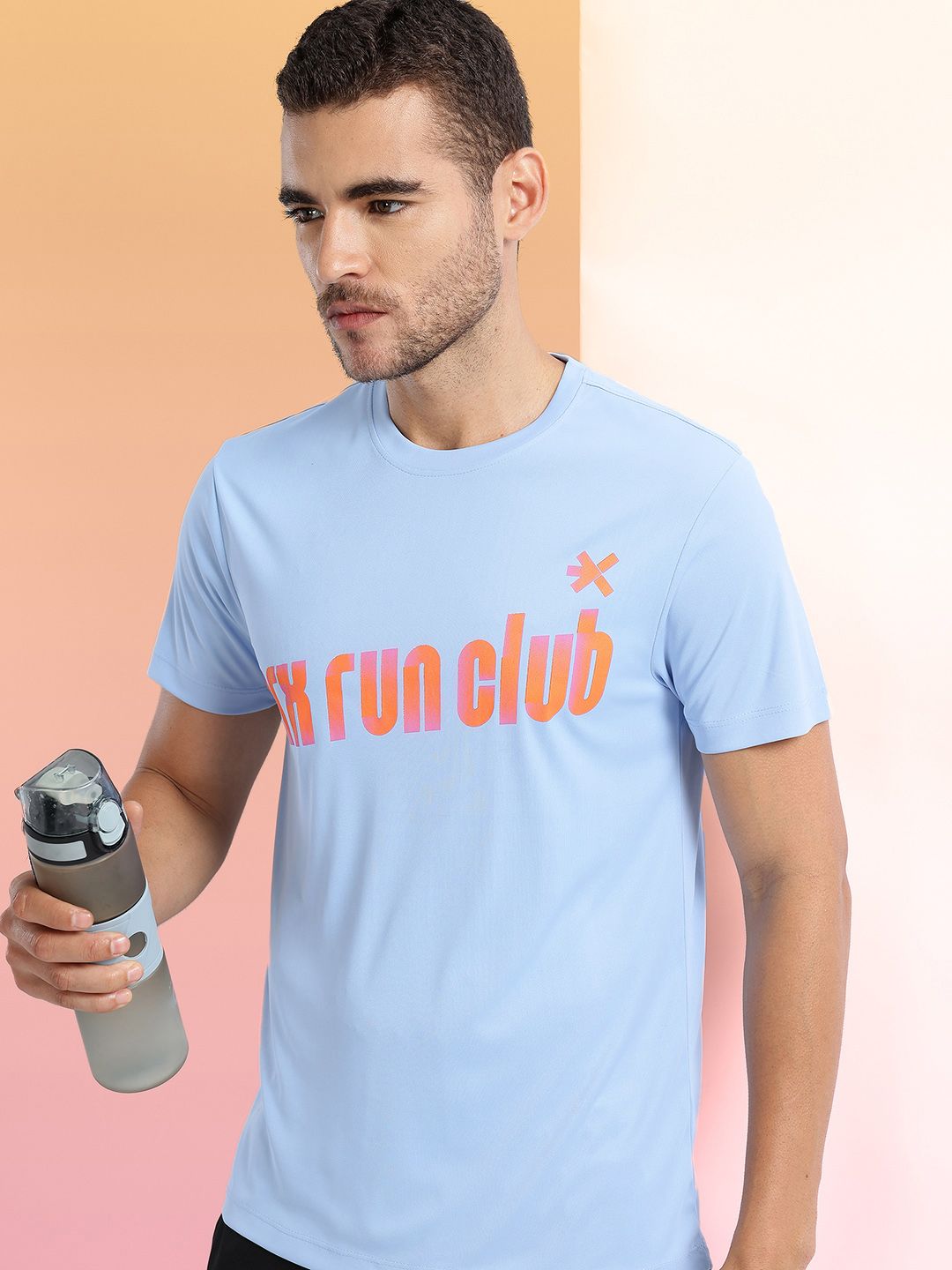 HRX by Hrithik Roshan Typography Printed Running T-shirt