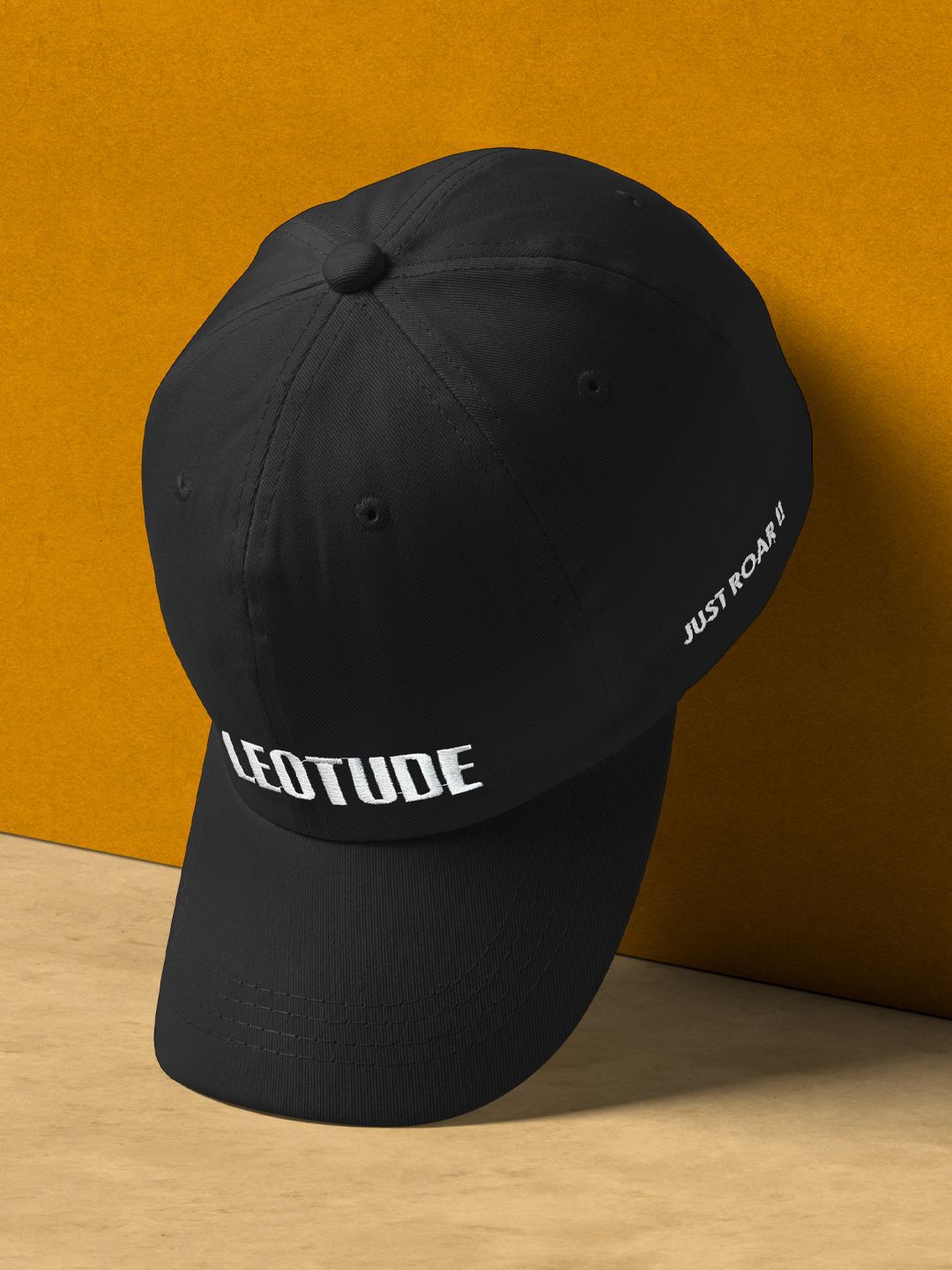 Leotude Men Embroidered Cotton Baseball Cap