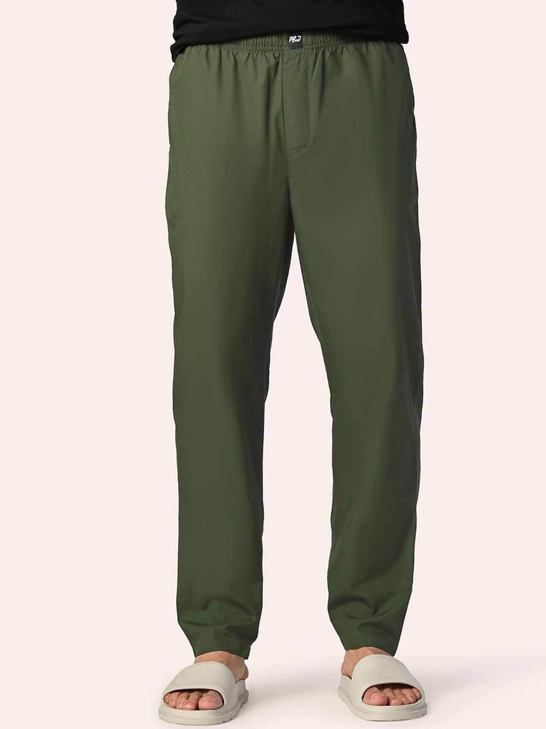 PB & J Men Mid-Rise Cotton Lounge Pants