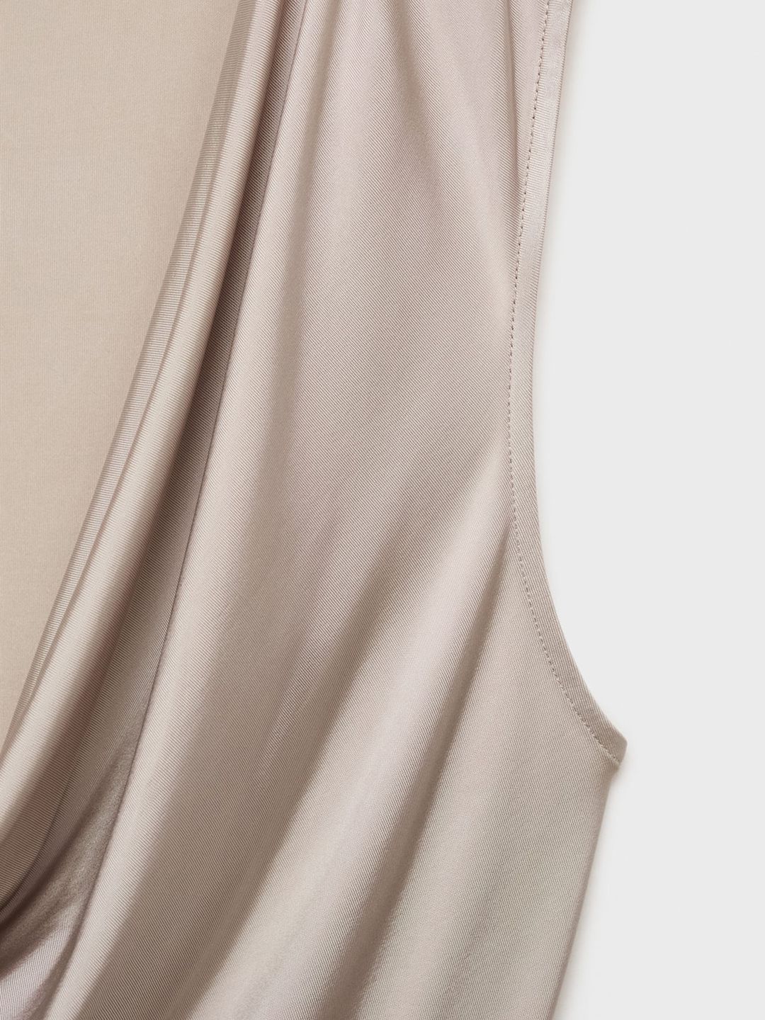 Cowl Neck Draped Bodysuit