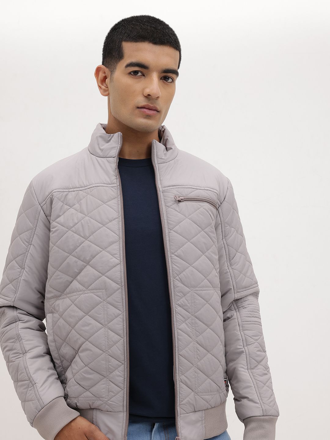 The Roadster Life Co. Mock Collar Quilted Jacket