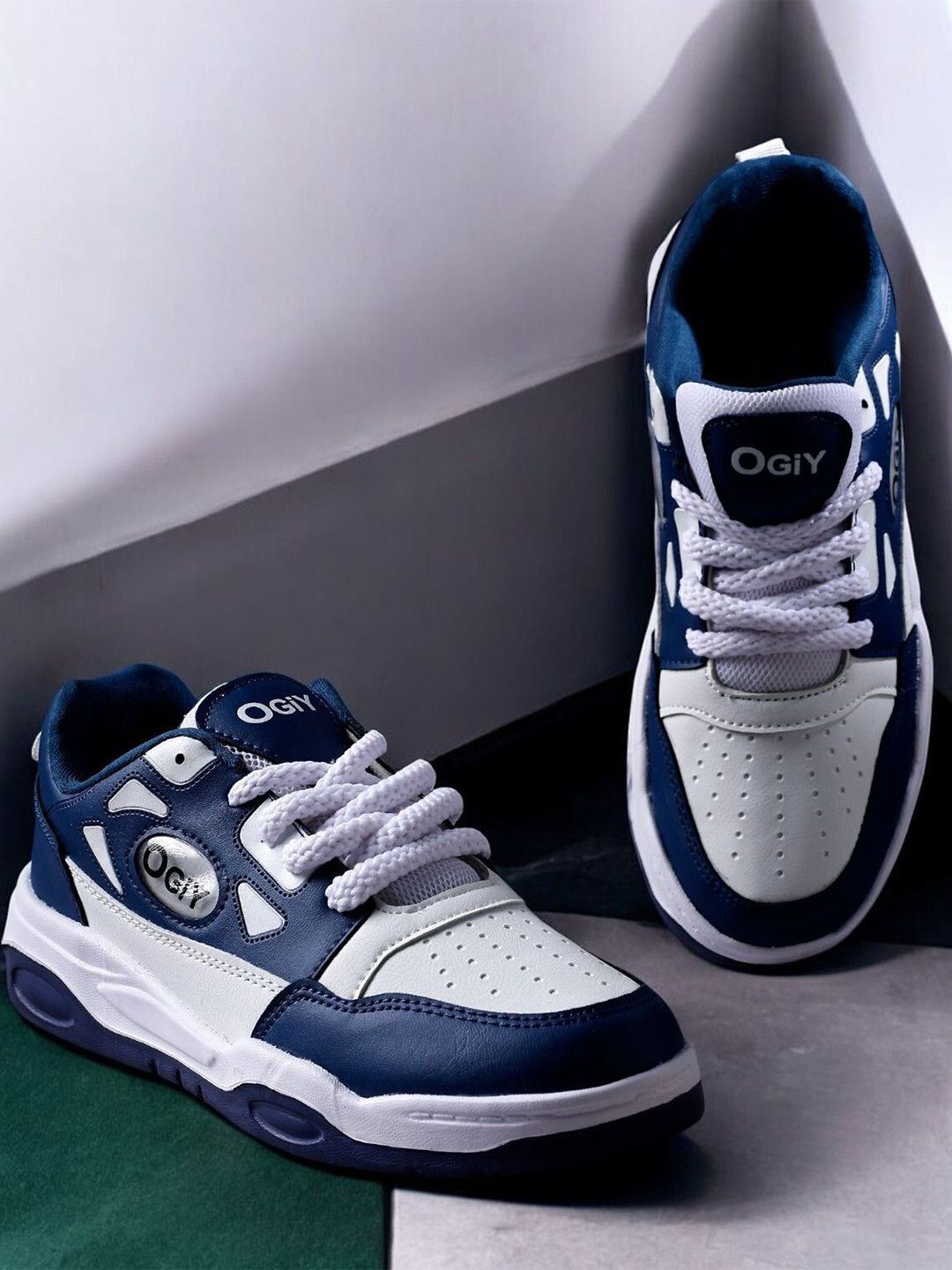 Spotwalk Men Lace-Ups Running Shoes