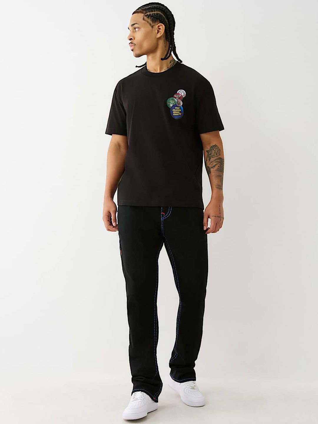 Buy True Religion RICKY Super T Men Straight Fit Mid-Rise Jeans