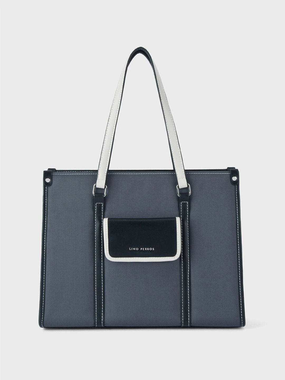 Women Colourblocked Tote Bag Lino Perros Monroe Joy Tote Bag