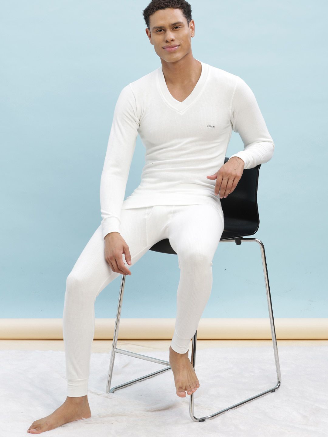 Dollar Ultra Men White Thermal Set