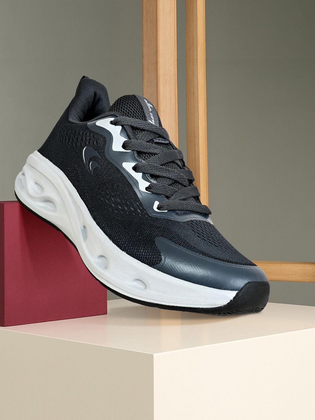 Allen Cooper Men Mesh Walking Non-Marking Shoes
