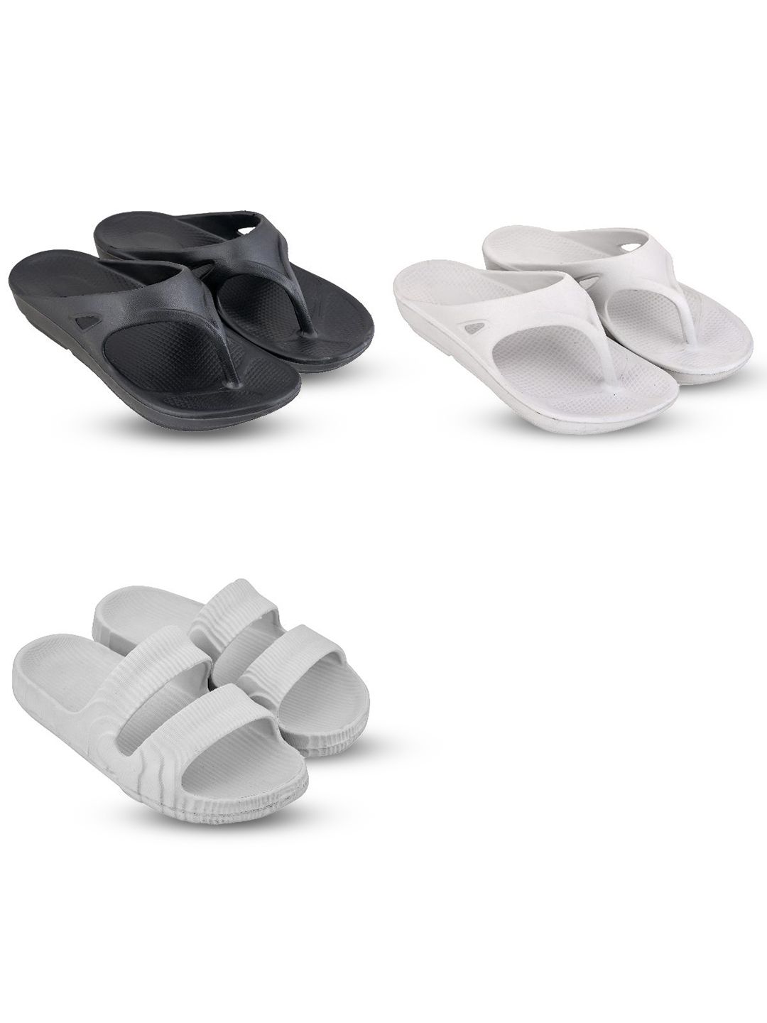 Feel alive Men Set of 4 Ultra-Comfortable Sliders