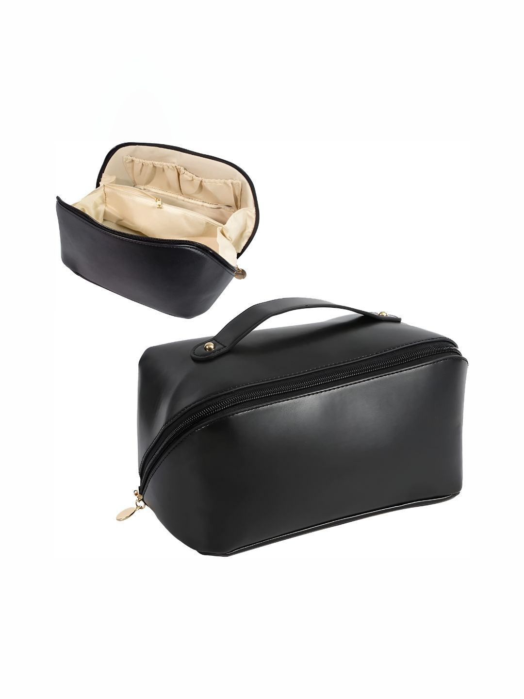 Virtuous Black Set of 1 Water Resistant Makeup Organiser Organisers