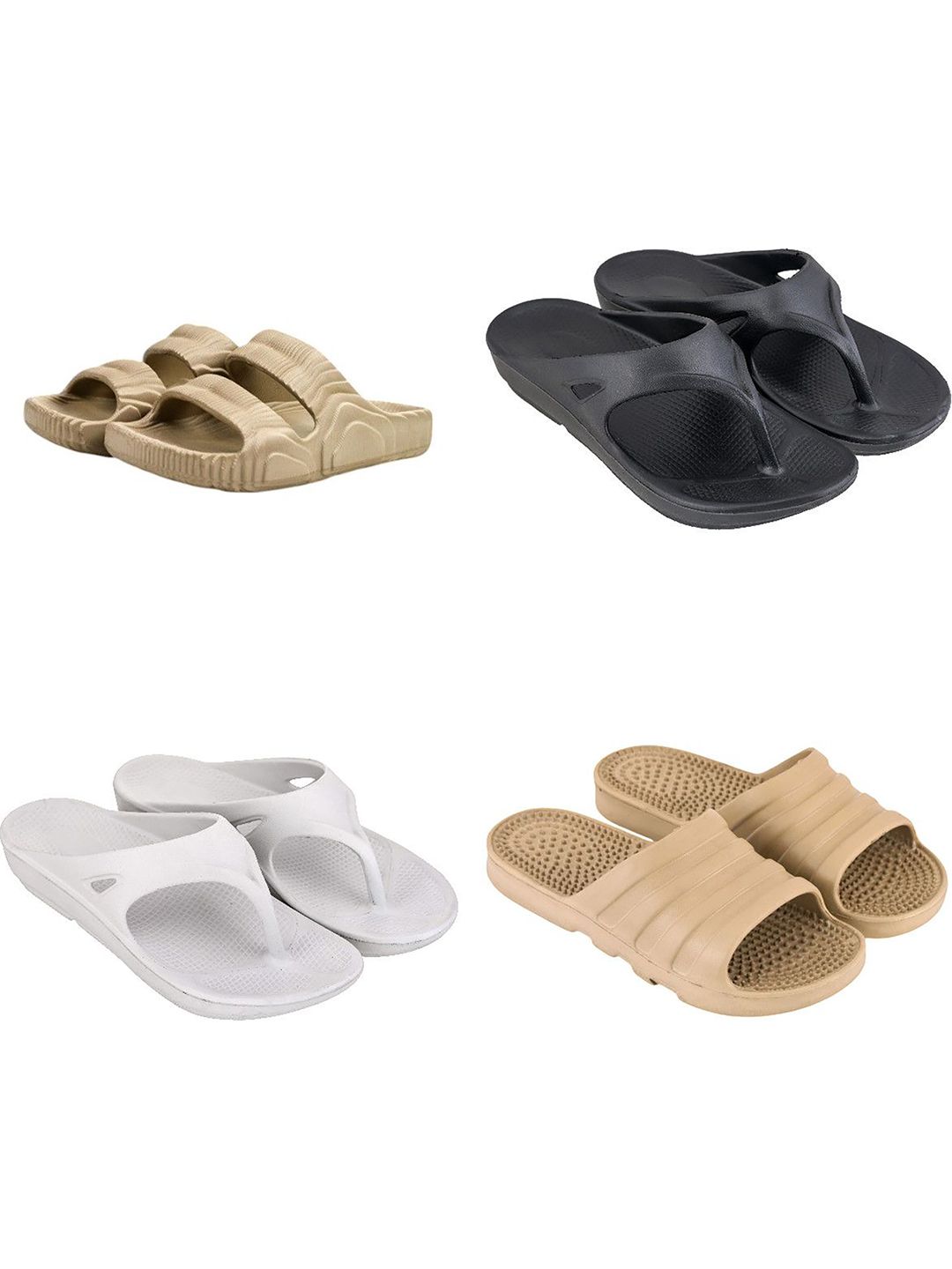 Feel alive Set Of 4 Ultra-Comfortable Lightweight Sliders