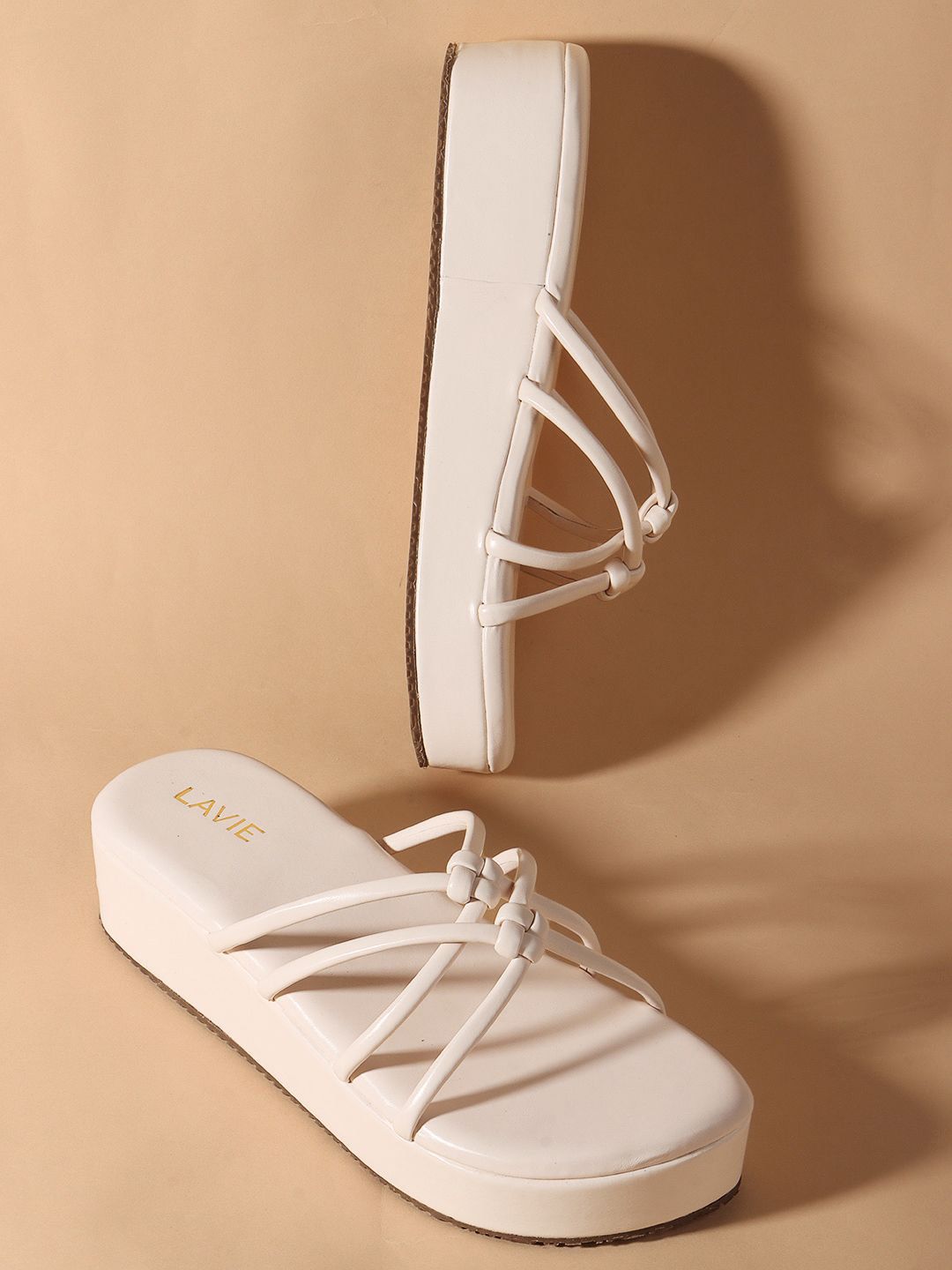 Lavie Strappy Open Toe Wedge Heels
