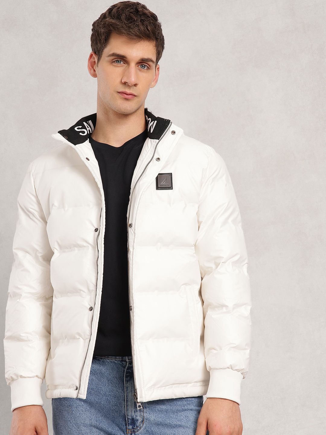 Nautica Mock Collar Puffer Jacket