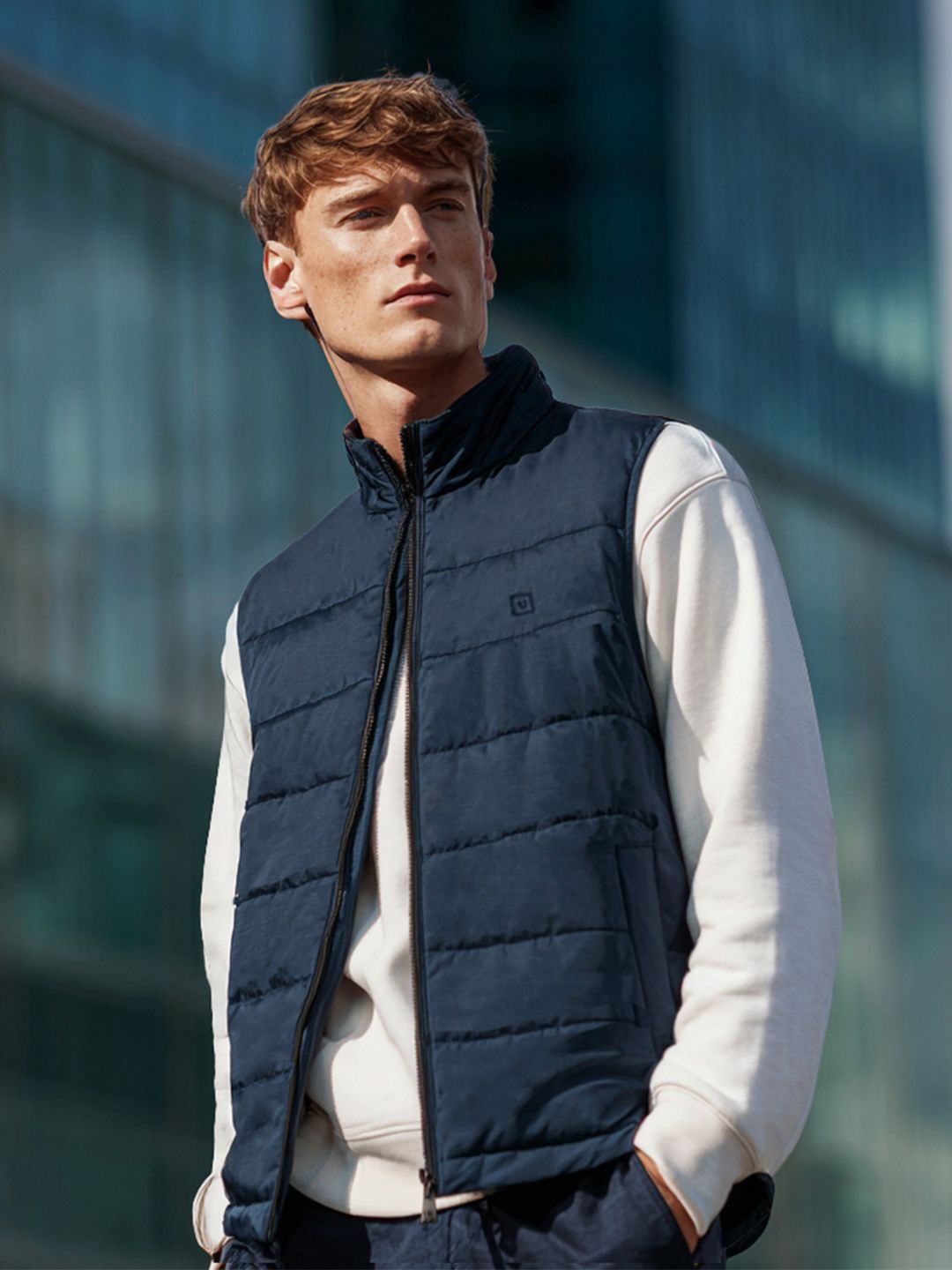 Urbano Fashion Men Gilet Puffer Jacket