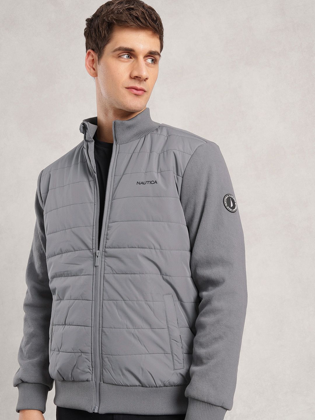 Nautica Mock Collar Padded Jacket