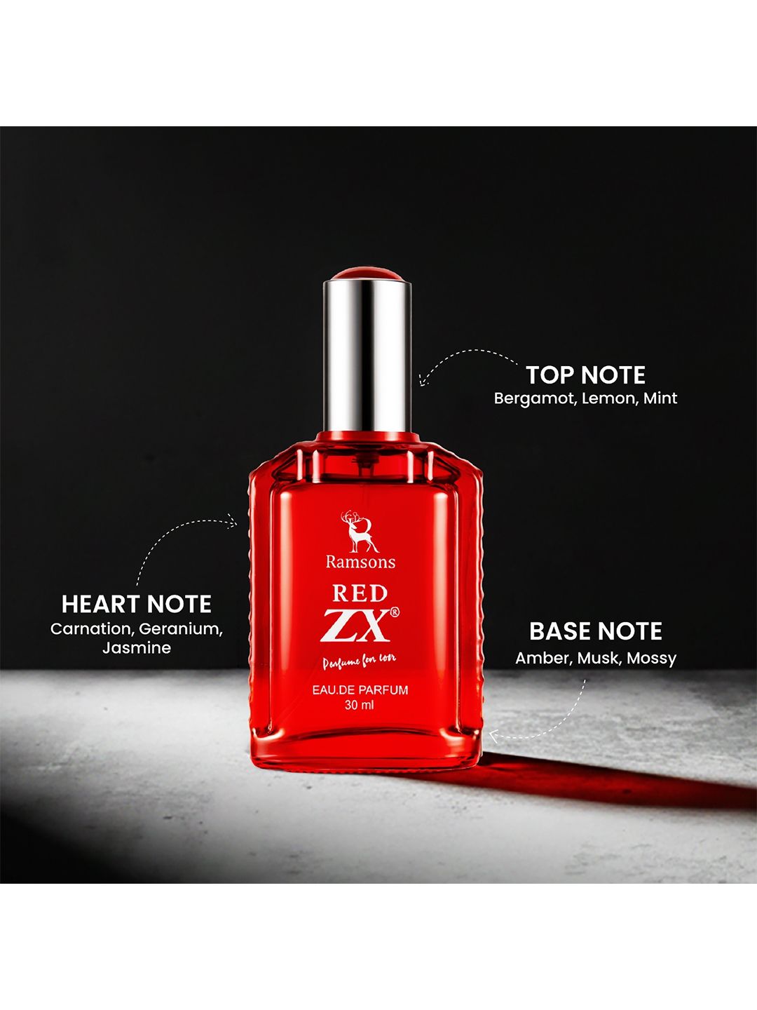 Buy Ramsons Red ZX Long Lasting Eau De Parfum - 30ml - Perfume for