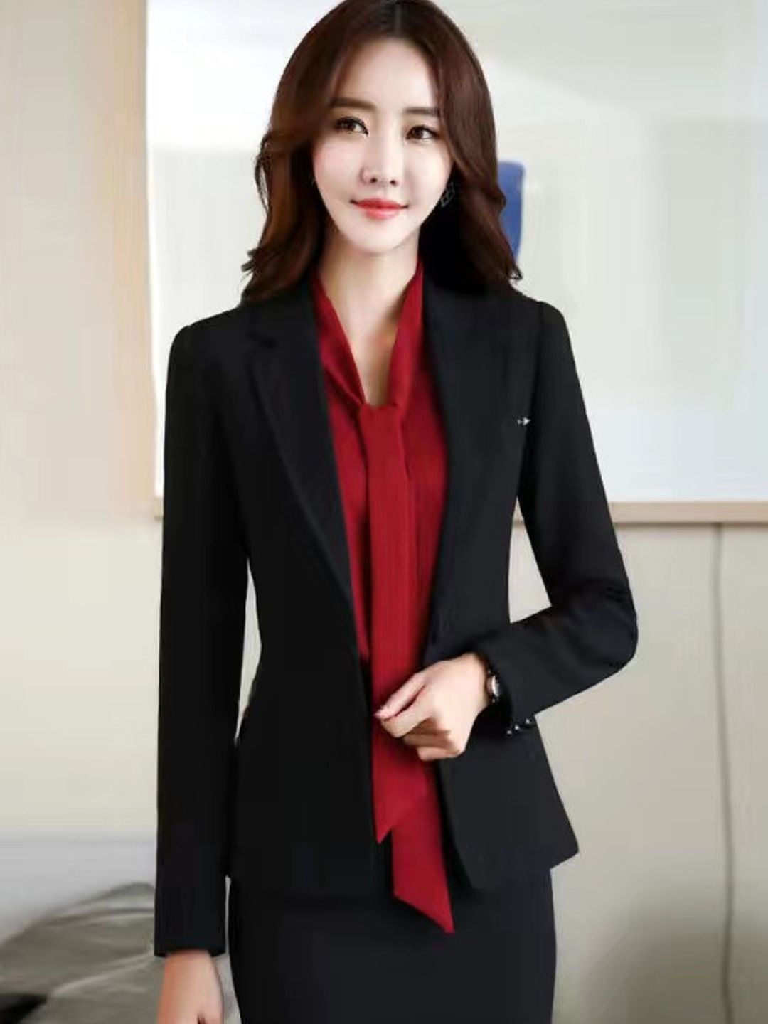 StyleCast Single-Breasted Casual Blazer