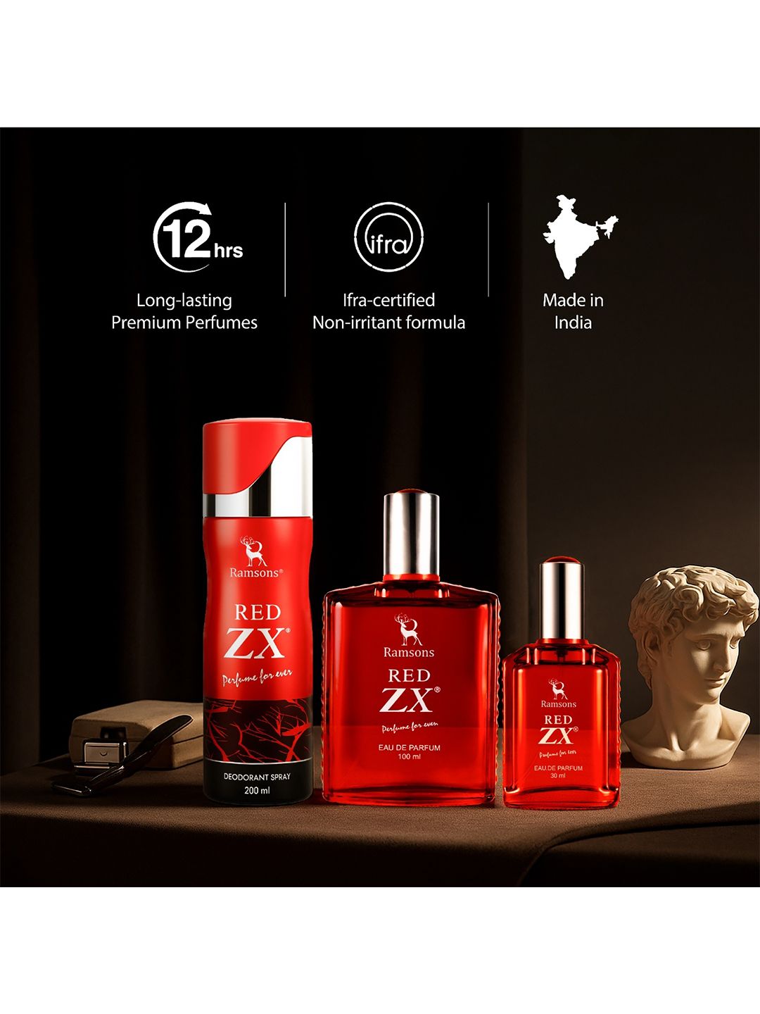 Buy Ramsons Red ZX Long Lasting Deodorant Spray - 200 ml