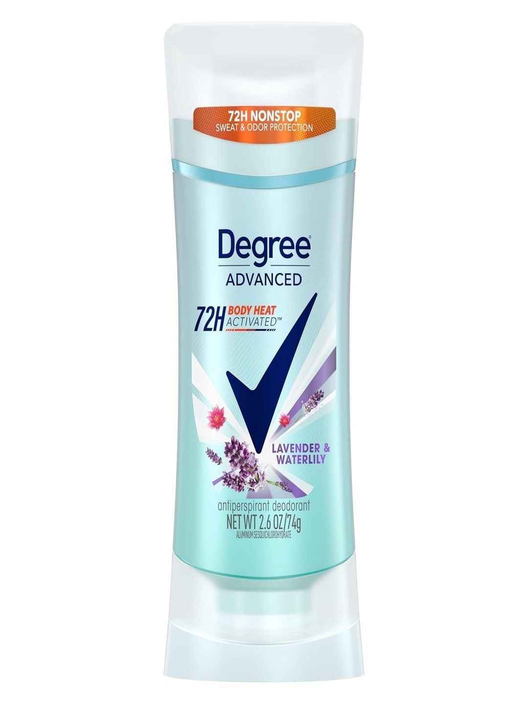 DEGREE Advanced 72H Lavender & Waterlily Antiperspirant Deodorant Stick - 74 g
