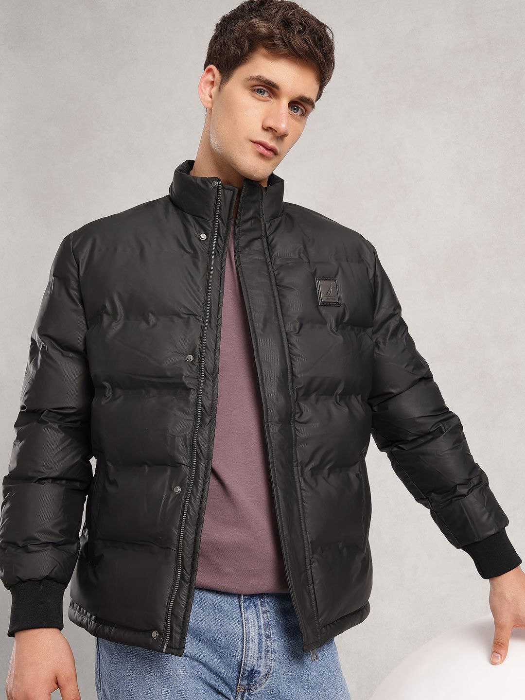 Nautica Typography Puffer Jacket