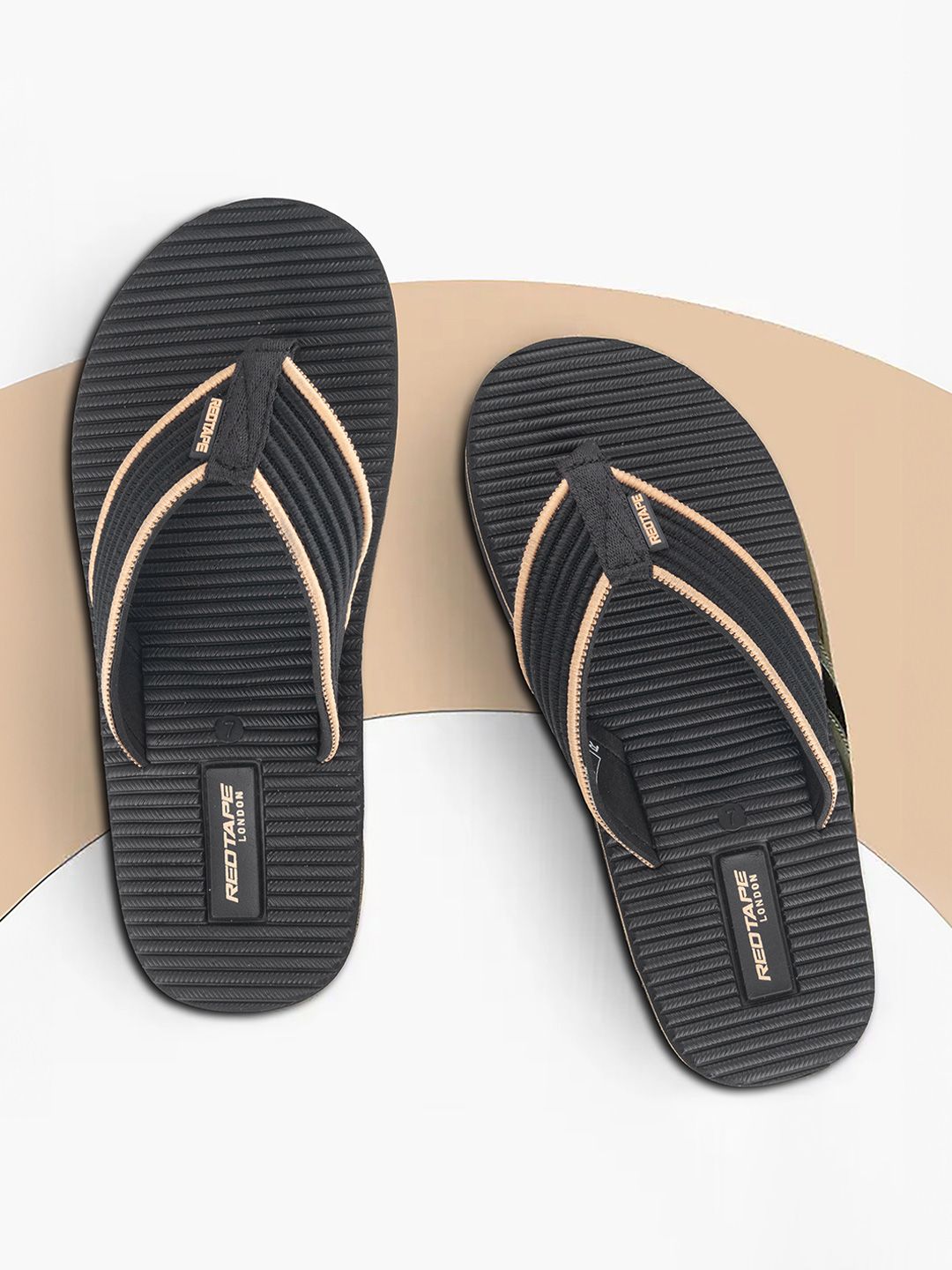 Red Tape Men Thong Flip-Flops