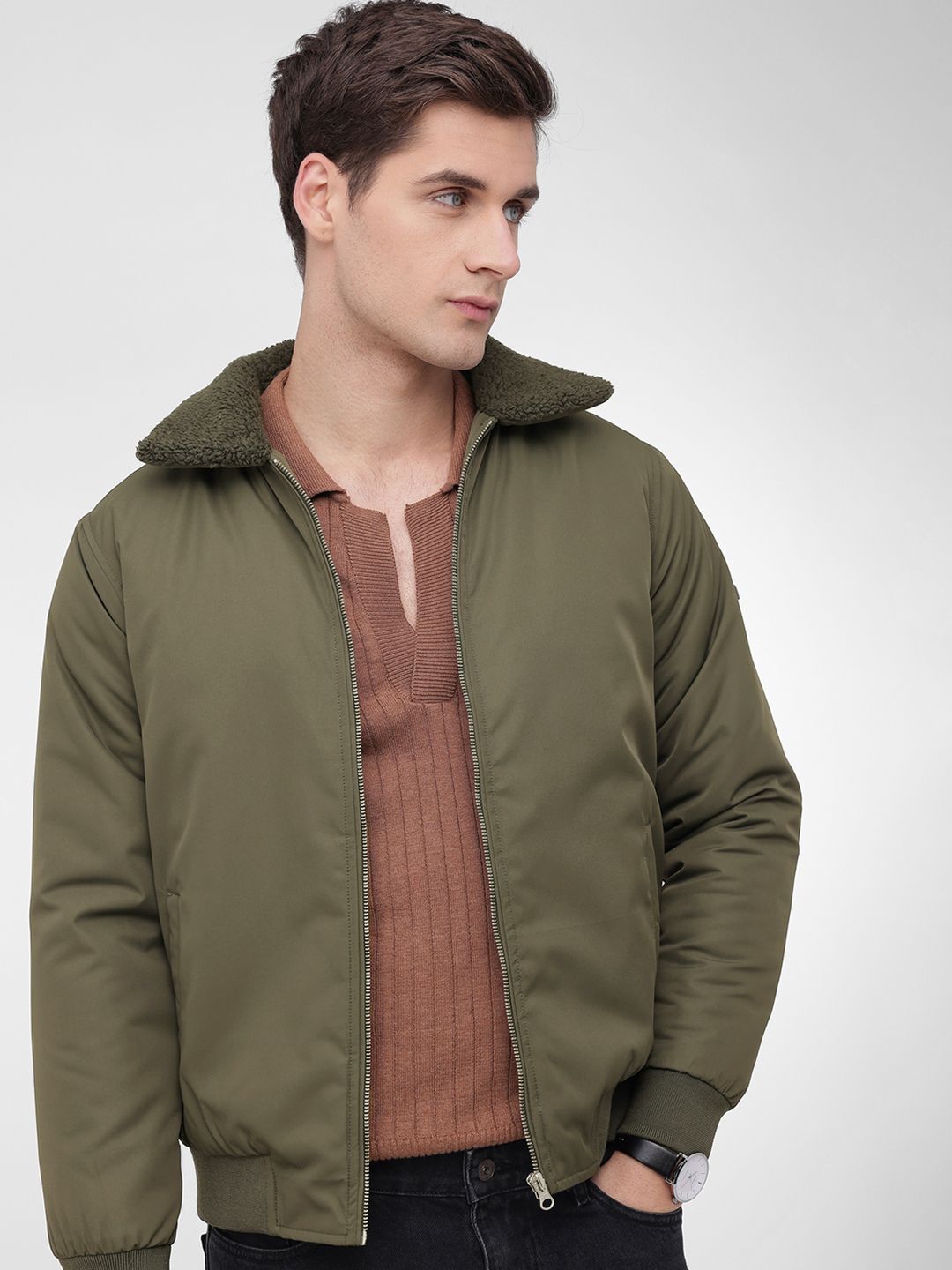 French Connection Spread Collar Padded Jacket