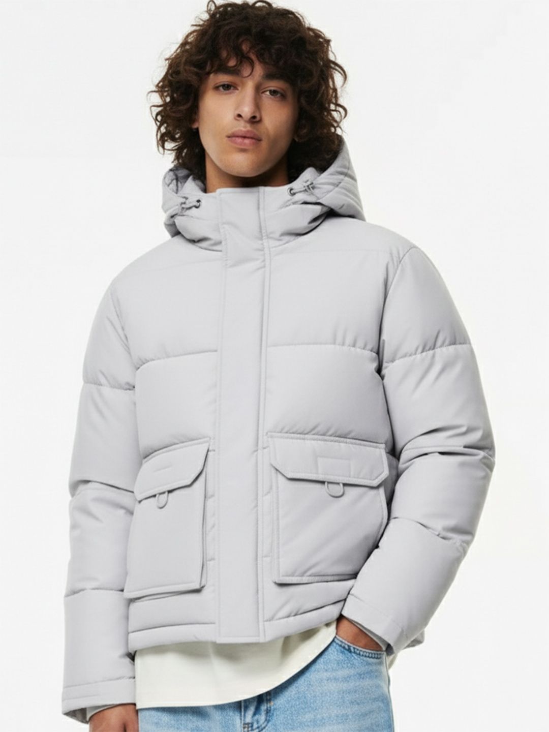 HIGHLANDER Men Solid Hooded Padded Jacket
