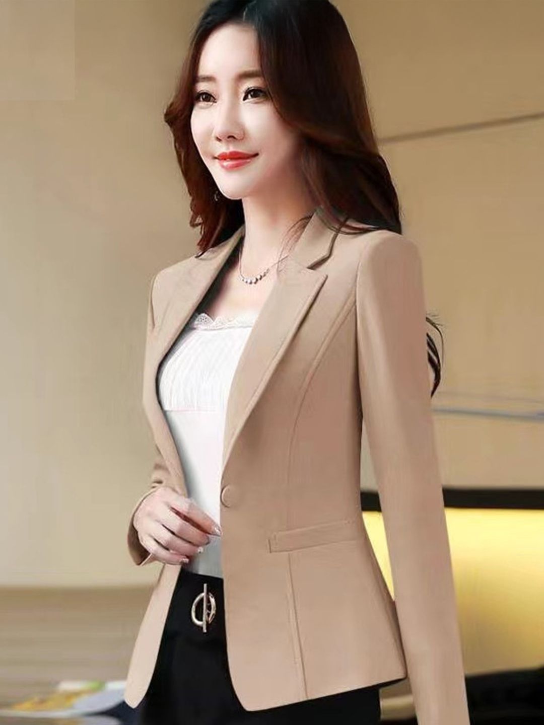 StyleCast Single-Breasted Casual Blazer